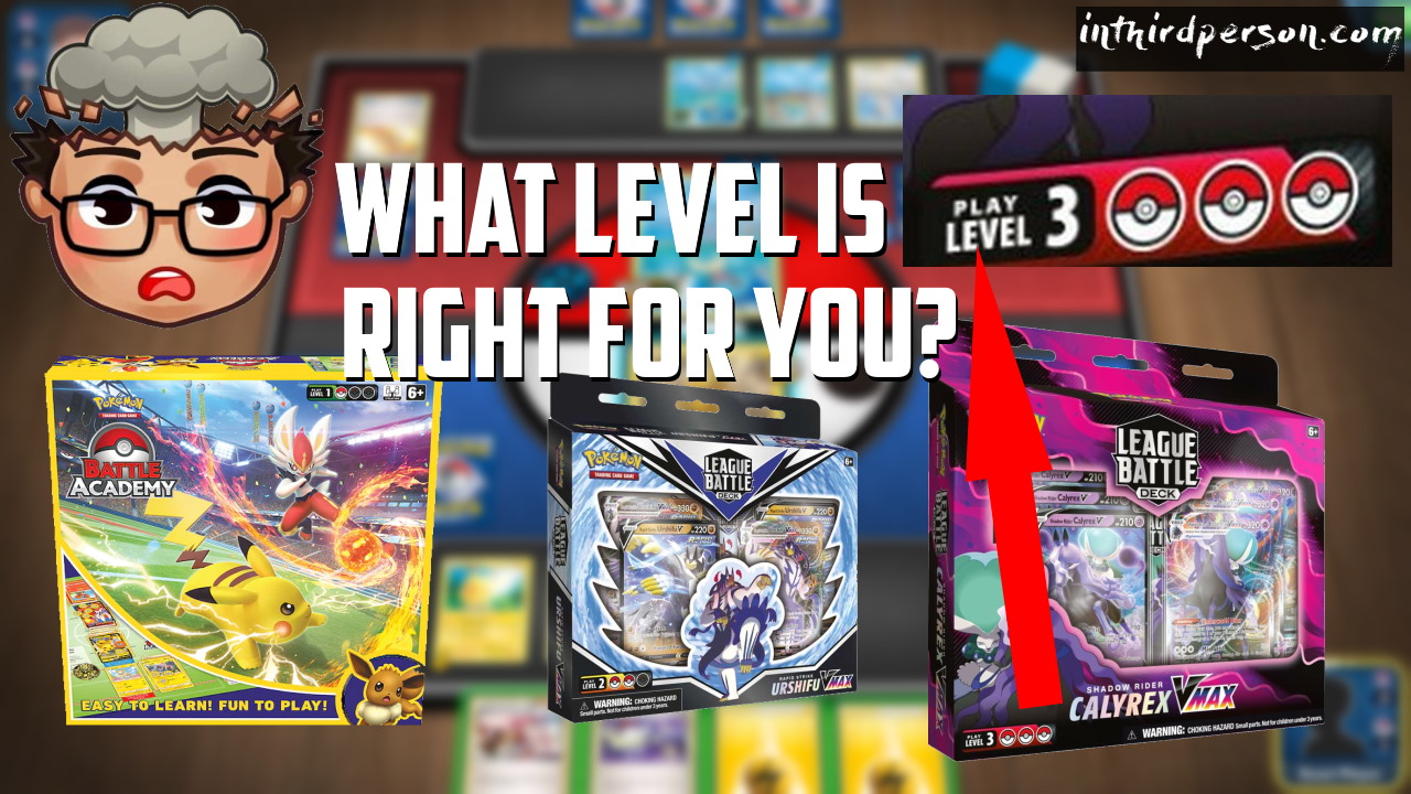 Explaining the Pokemon Trading Card Game Play Levels 1, 2, and 3 In